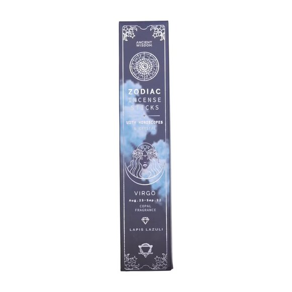 Zodiac Gemstone Crystal Incense - Virgo - Picture 1 of 1